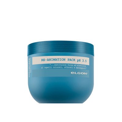 ELGON COLORCARE RE-ANIMATION PACK pH 3.5, kaukė pažeistiems ir dažytiems plaukams, 500 ml