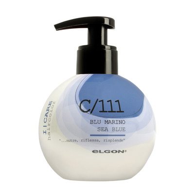 ELGON I CARE, dažantis kondicionierius, C/111 See Blue, juros mėlyna spalva, 200 ml