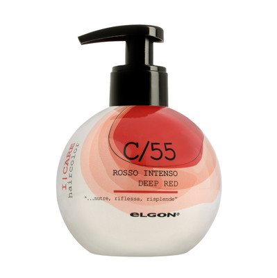 ELGON I CARE, dažantis kondicionierius, C/55 Deep Red, intensyvi raudona spalva, 200 ml