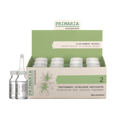 ELGON PRIMARIA STIMULATING ANTI-HAIR LOSS TREATMENT, intensyvus losjonas nuo plaukų slinkimo, 10 amp. x, 8 ml
