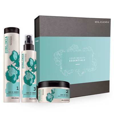ELGON SUBLIMIA rinkinys 10 in 1 BEAUTIFYING: šampūnas, kaukė, plaukų formavimo kremas, 650 ml