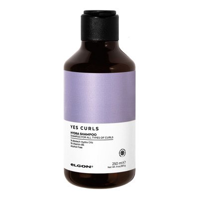 ELGON YES CURLS drėkinamasis šampūnas garbanotiems plaukams HYDRA, 250 ml