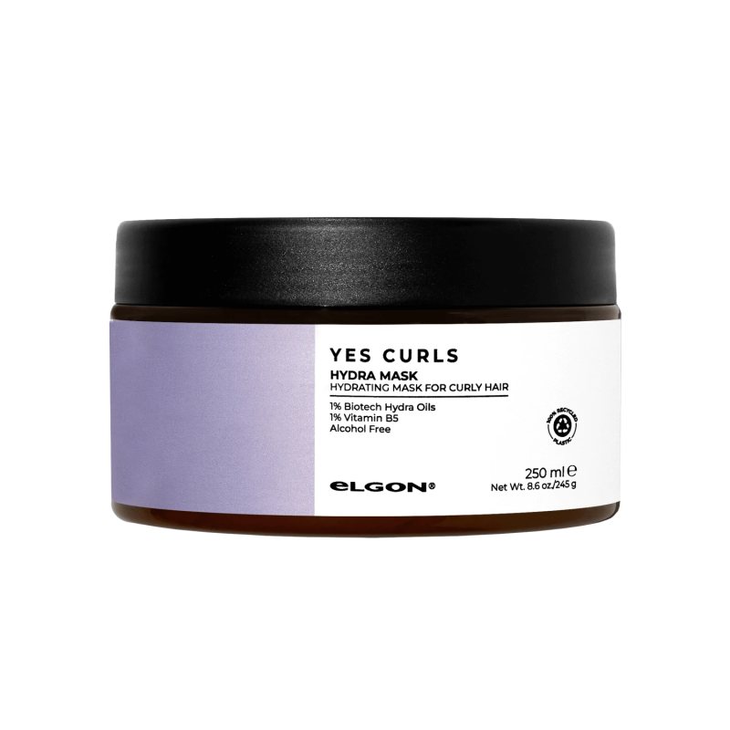 ELGON YES CURLS drėkinamoji kaukė garbanotiems plaukams HYDRA MASK, Vnt, 250 ml