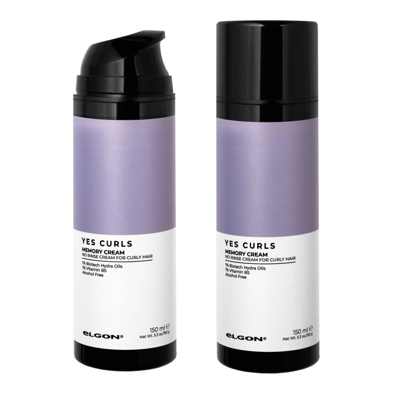ELGON YES CURLS kremas garbanotiems plaukams MEMORY CREAMM, Vnt, 150 ml
