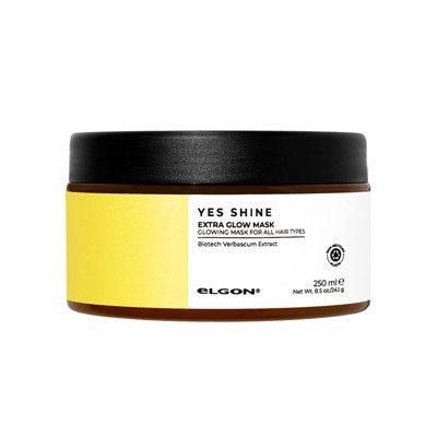 ELGON YES SHINE aksominė kaukė plaukams EXTRA GLOW, 250 ml