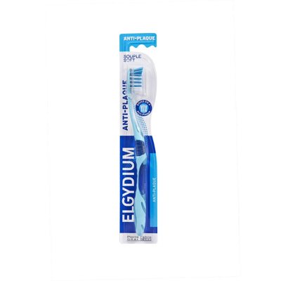 ELGYDIUM ANTI-PLAQUE SOFT, dantų šepetėlis minkštas, 1 vnt