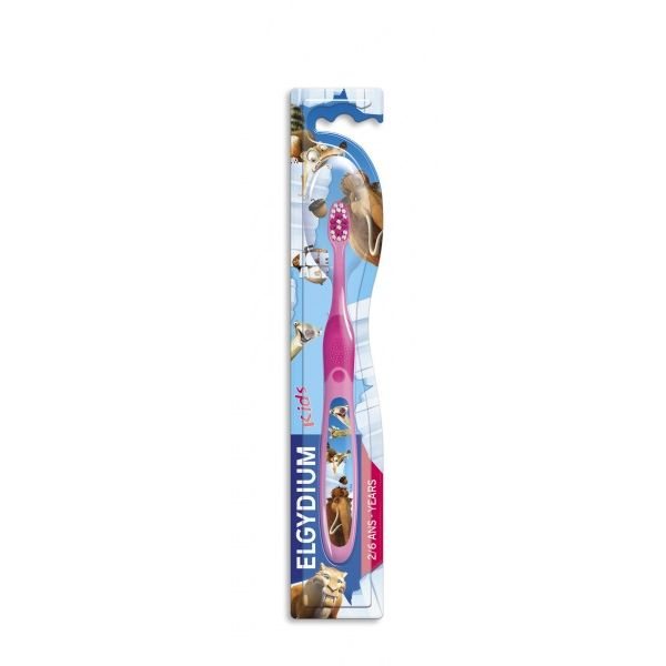 ELGYDIUM dantų šepetėlis KIDS, 2-. vaikams, 1 vnt., 6 m