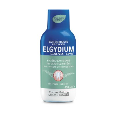 Elgydium Gums burnos skalavimo skystis, 300 ml