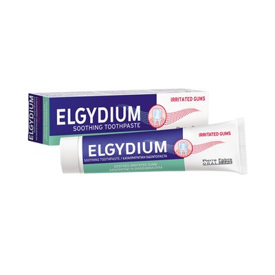 ELGYDIUM IRRITATED GUMS, dantų pasta jautrioms dantenoms, 1 vnt., 75 ml