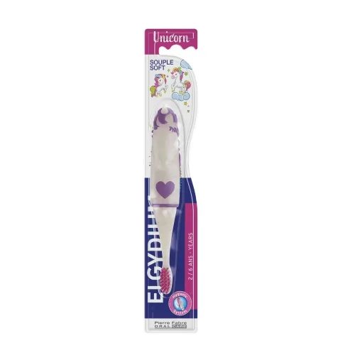 ELGYDIUM KIDS Unicorn dantų šepetėlis vaikams, 2–., 6 m