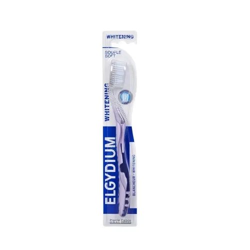 ELGYDIUM WHITENING Soft balinamasis dantų šepetėlis, minkštas