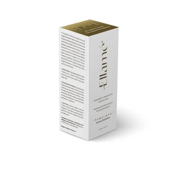 ELLAME TIMELOCK INTENSE HYDRATION, veido serumas, 30 ml