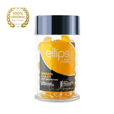 ELLIPS tepami vitaminai drėgmės atstatymui su keratinu SMOOTH & SILKY PRO KERATIN N50