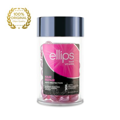 ELLIPS tepami vitaminai pažeistiems plaukams su keratinu HAIR REPAIR PRO KERATIN N50