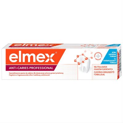 ELMEX ANTI CARIES PROFESSIONAL, dantų pasta, 75 ml