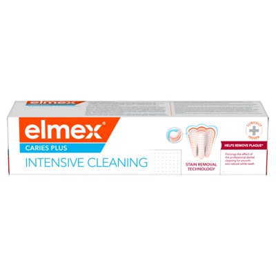 ELMEX, CARIES PLUS INTENSIVE CLEANING, dantų pasta, 50 ml