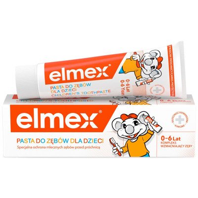 ELMEX CHILDREN'S, dantų pasta vaikams nuo ėduonies, nuo 0-6 metų, 50 ml