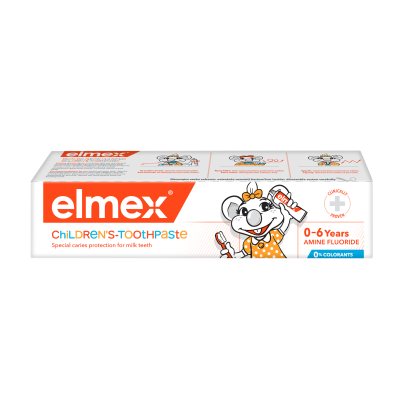 ELMEX dantų pasta vaikams nuo ėduonies CHILDREN'S, nuo 0–6 metų, 50 ml