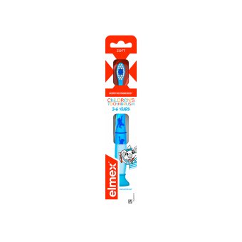 ELMEX minkštas dantų šepetėlis vaikams CHILDREN'S SOFT, nuo 3–6 metų, 1 vnt., 1 vnt