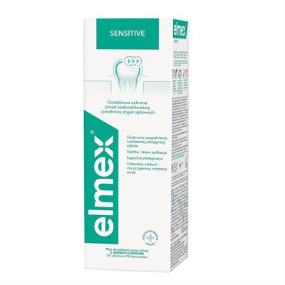 ELMEX SENSITIVE, burnos skalavimo skystis, 400 ml