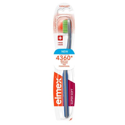 ELMEX SUPER SOFT, dantų šepetėlis, 1 vnt