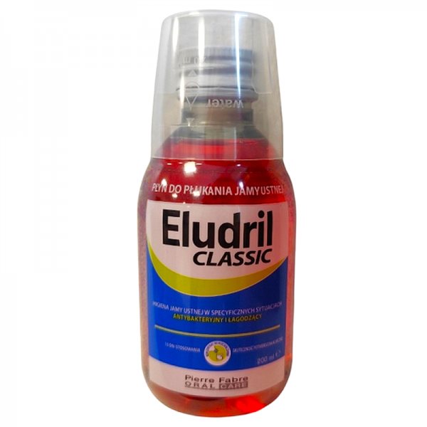 ELUDRIL burnos skalavimo skystis CLASSIC, 200 ml