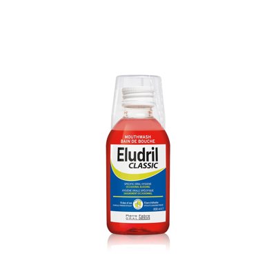 ELUDRIL CLASSIC, burnos skalavimo skystis, nuo ., 200 ml, 1 vnt., 6 m