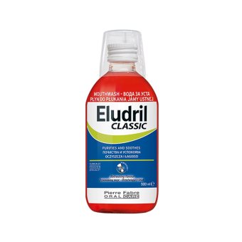 ELUDRIL skystis burnai skalauti CLASSIC, nuo ., 500 ml, 6 m