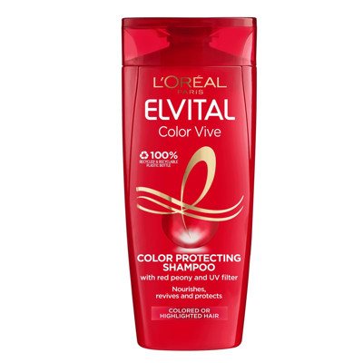 ELVITAL COLOR VIVE, šampūnas dažytiems plaukams, 400 ml