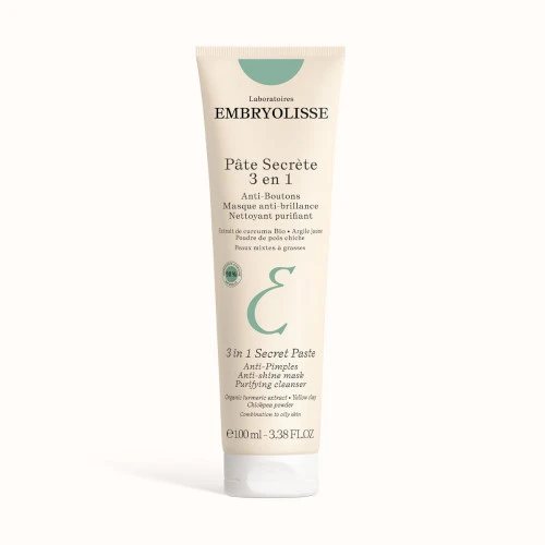EMBRYOLISSE Secret Paste 3in1 daugiafunkcinė pasta riebiai, mišriai veido odai, Vnt, 100 ml