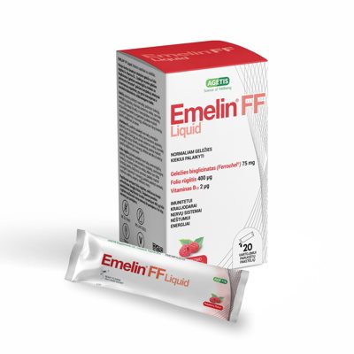 EMELIN FF LIQUID, 20 paketėlių