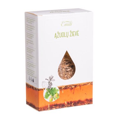 EMILI ĄŽUOLŲ ŽIEVĖ, žolelių arbata, 40 g
