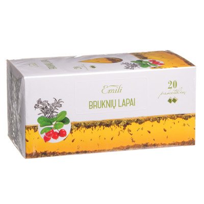 EMILI BRUKNIŲ LAPAI, žolelių arbata, 20 vnt., 1.5 g