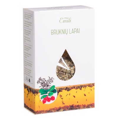 EMILI BRUKNIŲ LAPAI, žolelių arbata, 40 g