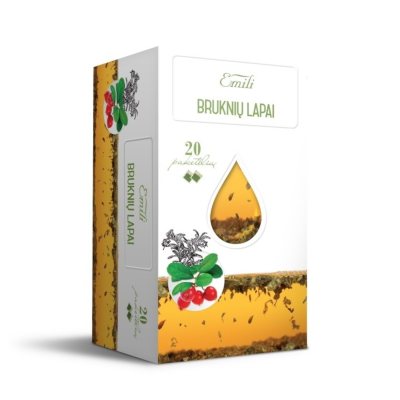 Emili bruknių lapų arbata (f. Vitis idaeae), N20, 1.5 g