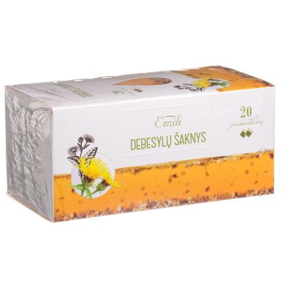EMILI DEBESYLŲ ŠAKNYS, žolelių arbata, 20 vnt., 1.5 g
