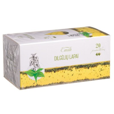 EMILI DILGĖLIŲ LAPAI, žolelių arbata, 20 vnt., 1.5 g
