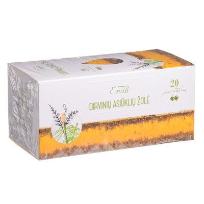 EMILI DIRVINIŲ ASIŪKLIŲ ŽOLĖ, žolelių arbata, 20 vnt., 1.5 g