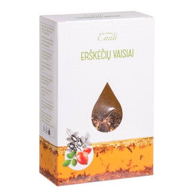 EMILI ERŠKĖČIŲ VAISIAI, žolelių arbata, 100 g