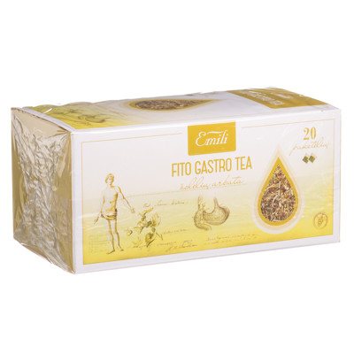 EMILI FITO GASTRO TEA, žolelių arbata, 20 vnt., 1.5 g