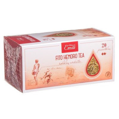EMILI FITO HEMORO, žolelių arbata, 20 vnt., 1.5 g