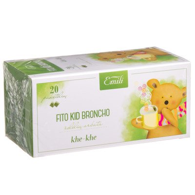 EMILI FITO KID BRONCHO, žolelių arbata, 20 vnt., 1.5 g