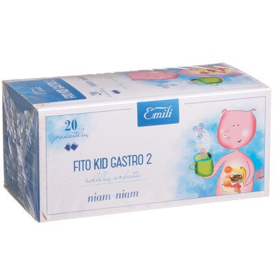 EMILI FITO KID GASTRO 2, žolelių arbata, 20 vnt., 1.5 g