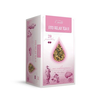 EMILI FITO RELAX II, arbata su valerijonu, 20 vnt., 1.5 g