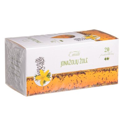 EMILI JONAŽOLIŲ ŽOLĖ, žolelių arbata, 20 vnt., 1.5 g