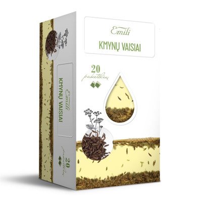 EMILI KMYNŲ VAISIAI, žolelių arbata, 20 vnt., 1.5 g