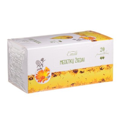 EMILI MEDETKŲ ŽIEDAI, žolelių arbata, 20 vnt., 1.5 g