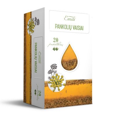EMILI PANKOLIŲ VAISIAI, žolelių arbata, 20 vnt., 1.5 g