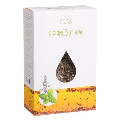 EMILI PIPIRMĖČIŲ LAPAI, žolelių arbata, 40 g