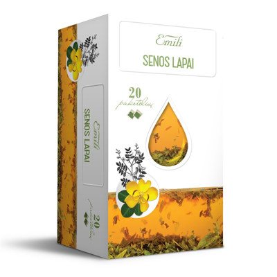 EMILI SENOS LAPAI, žolelių arbata, 20 vnt., 1.5 g